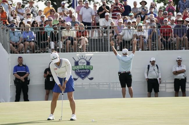 Minjee Lee loses 5-shot lead, wins in Cincinnati in a playoff | iNFOnews.ca