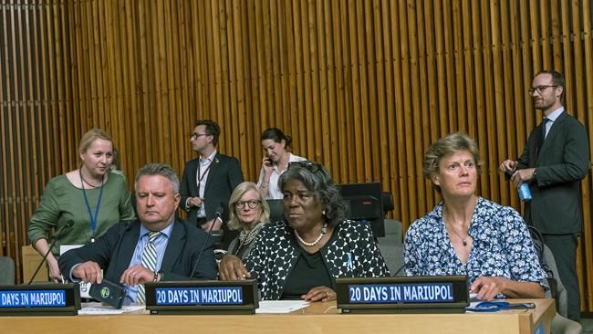 Over 100 VIPs attend UN screening of documentary on Russia's siege of Ukrainian city of Mariupol | iNFOnews.ca