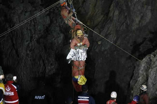 American explorer says he thought he would die during an 11-day ordeal in a Turkish cave | iNFOnews.ca