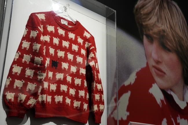 Princess Diana's sheep sweater smashes records to sell for $1.1 million | iNFOnews.ca