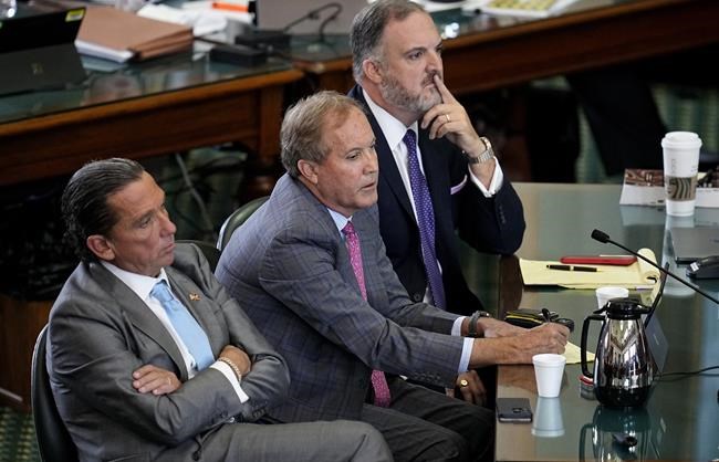 What are the articles of impeachment against Texas Attorney General Ken Paxton? | iNFOnews.ca