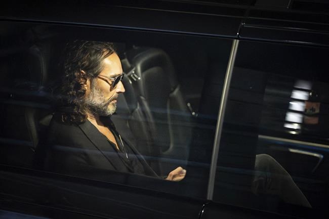 The remaining dates on comedian Russell Brand's tour are postponed after sexual assault allegations | iNFOnews.ca
