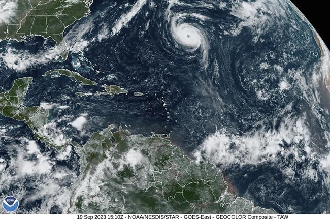 Hurricane Nigel strengthens, gaining Category 2 status far from land out in the Atlantic | iNFOnews.ca