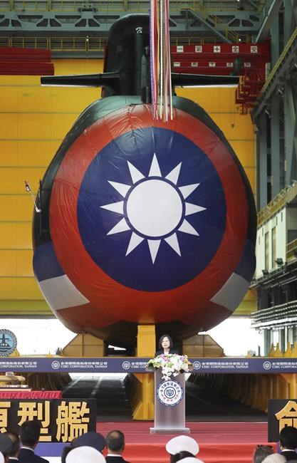 Taiwan launches the island's first domestically made submarine for testing | iNFOnews.ca Taiwan launches the island's first domestically made submarine for testing | iNFOnews.ca