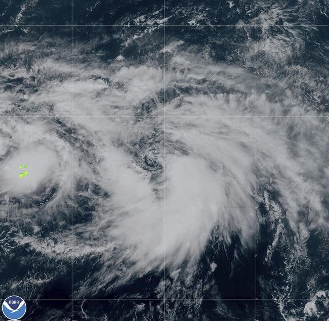 Back-to-back tropical storms: Newly formed Rina trails Philippe out in the Atlantic | iNFOnews.ca
