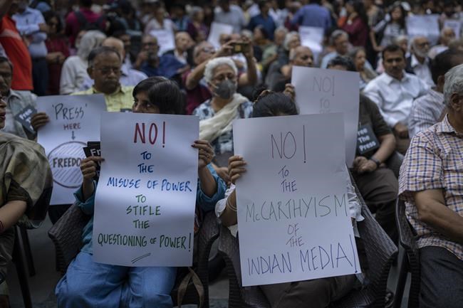 Indian police arrest a news site's editor and administrator after raiding homes of journalists | iNFOnews.ca
