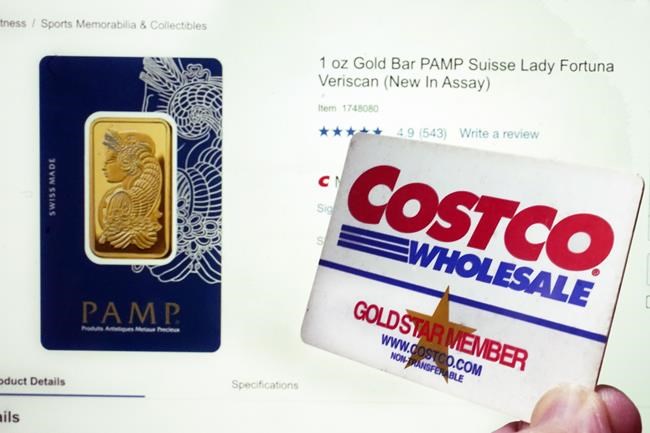 Costco is seeing a gold rush. What's behind the demand for its 1-ounce gold bars? | iNFOnews.ca