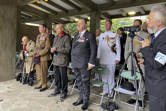 UK veteran who fought against Japan in World War II visits Tokyo's national cemetery | iNFOnews.ca