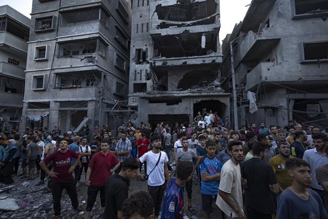 Palestinians scramble for safety as Israel pounds sealed-off Gaza Strip to punish Hamas | iNFOnews.ca
