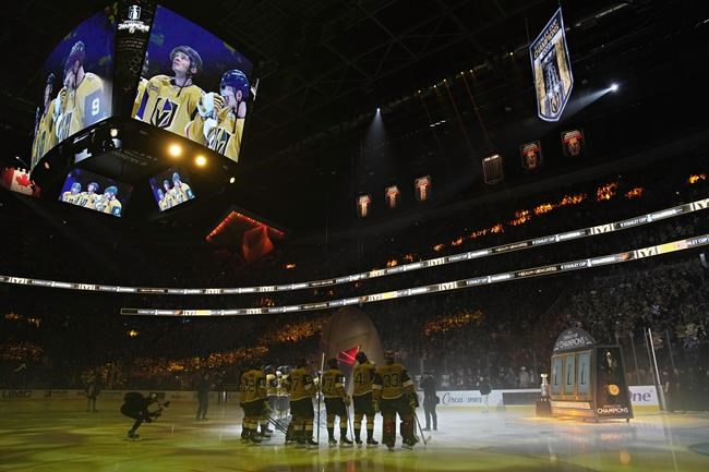 Golden Knights raise Stanley Cup championship banner before season opener | iNFOnews.ca