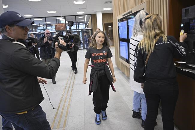 Climate activist Greta Thunberg fined again for a climate protest in Sweden | iNFOnews.ca