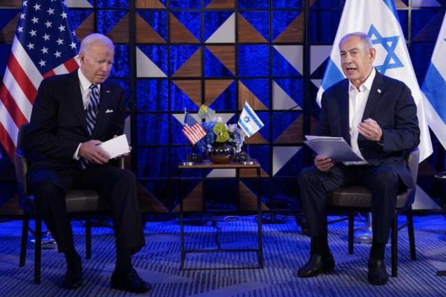 President Biden wraps up his visit to wartime Israel with a warning against being 'consumed' by rage | iNFOnews.ca