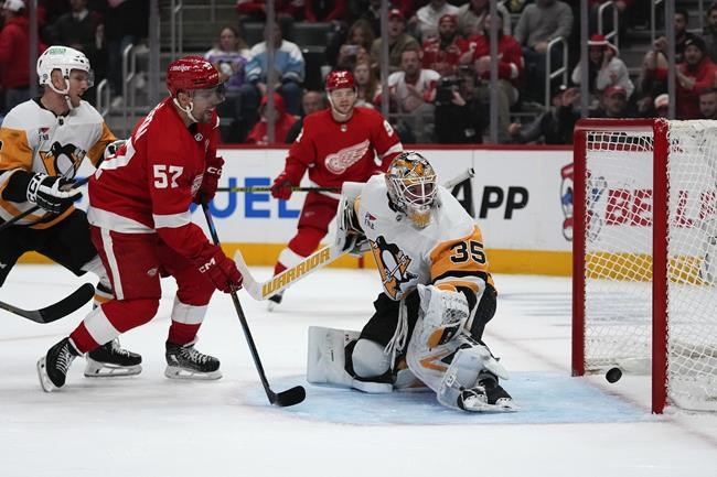 Red Wings beat Penguins 6-3 for 3rd straight victory | iNFOnews.ca Red Wings beat Penguins 6-3 for 3rd straight victory | iNFOnews.ca