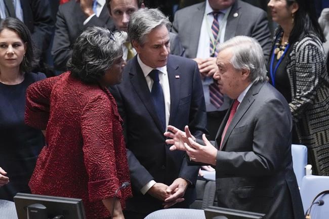 Israel vows again to destroy Hamas, rejecting calls for a cease-fire in Gaza at a major UN meeting | iNFOnews.ca
