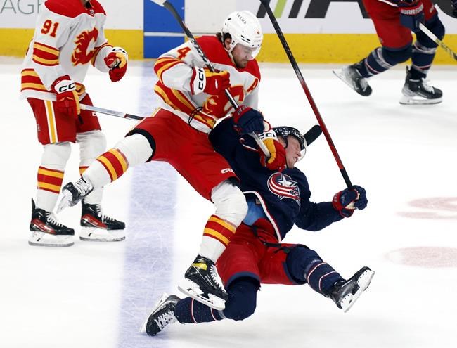 NHL upholds four-game suspension of Calgary Flames defenceman Andersson | iNFOnews.ca
