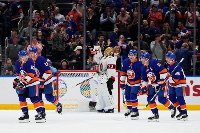 Horvat, Dobson lead Islanders to 3-2 win over Senators; Brannstrom taken to hospital | iNFOnews.ca