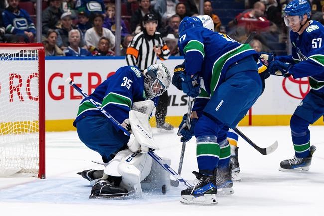 Quinn Hughes scores twice as Canucks defeat Blues for third consecutive win | iNFOnews.ca Quinn Hughes scores twice as Canucks defeat Blues for third consecutive win | iNFOnews.ca