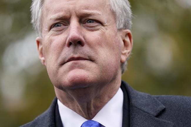 Former White House chief of staff Mark Meadows sued by book publisher for breach of contract | iNFOnews.ca