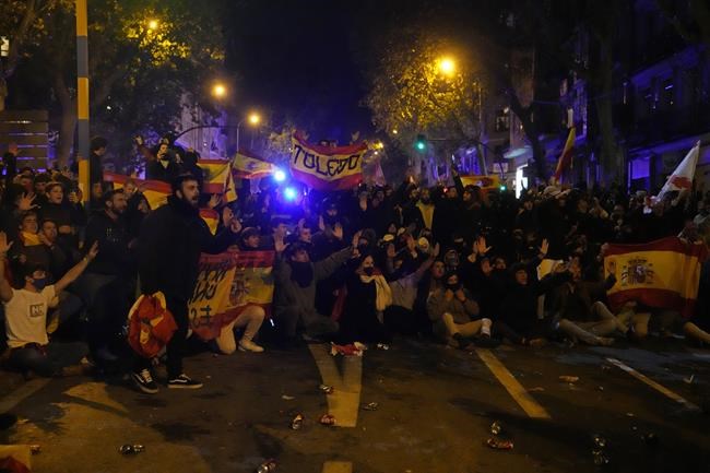 Protests turn ugly as pressure mounts on Spain's acting government for amnesty talks with Catalans | iNFOnews.ca