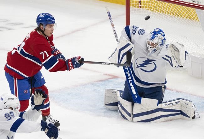 Matt Tomkins' first NHL win even more special in Montreal as Lightning beat Canadiens | iNFOnews.ca