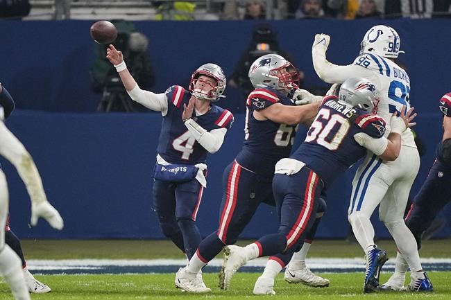 Jonathan Taylor runs for early TD and Colts hold off Patriots 10-6 in Germany | iNFOnews.ca Jonathan Taylor runs for early TD and Colts hold off Patriots 10-6 in Germany | iNFOnews.ca