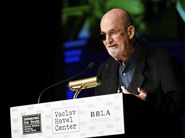 Salman Rushdie receives first-ever Lifetime Disturbing the Peace Award | iNFOnews.ca