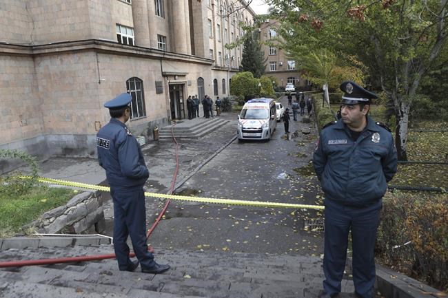Explosion rocks university in Armenia's capital, killing 1 person and injuring 3 | iNFOnews.ca Explosion rocks university in Armenia's capital, killing 1 person and injuring 3 | iNFOnews.ca