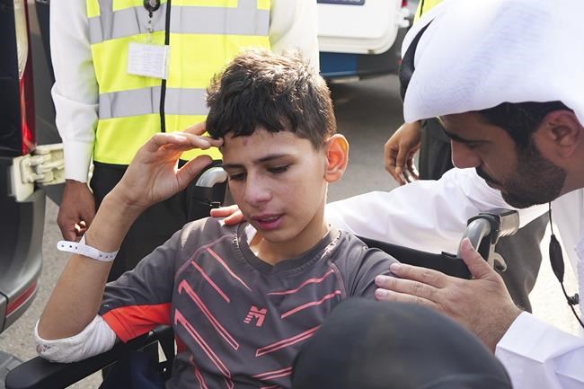 First group of wounded Palestinian children from Israel-Hamas war arrives in United Arab Emirates | iNFOnews.ca