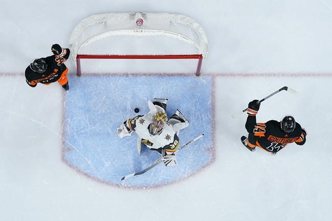 Sean Couturier scores in OT as the Flyers beat the Golden Knights 4-3 | iNFOnews.ca