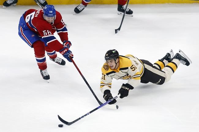 Trent Frederic scores twice as the Bruins roll past the Canadiens 5-2 | iNFOnews.ca