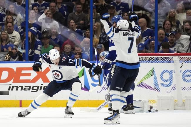 Adam Lowry scores in OT, Jets beat Lightning 3-2 for fourth straight win | iNFOnews.ca Adam Lowry scores in OT, Jets beat Lightning 3-2 for fourth straight win | iNFOnews.ca