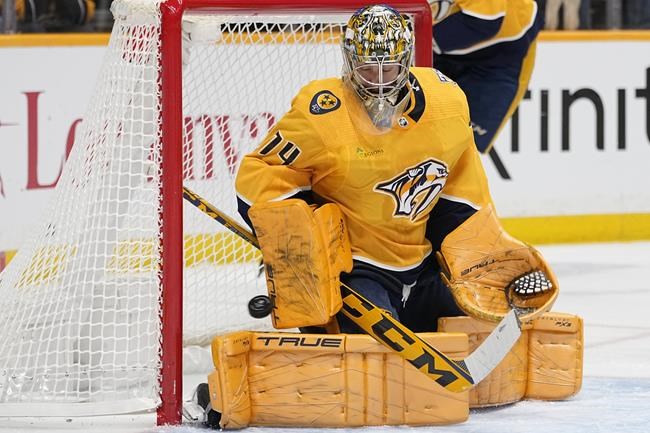 Juuse Saros stops 24 shots for Nashville Predators in 4-2 over Calgary Flames | iNFOnews.ca Juuse Saros stops 24 shots for Nashville Predators in 4-2 over Calgary Flames | iNFOnews.ca