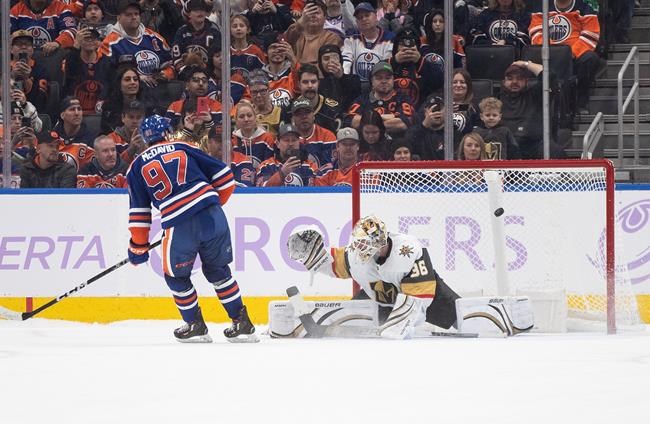 Surging Oilers edge Knights 5-4 in a shootout for third straight win | iNFOnews.ca