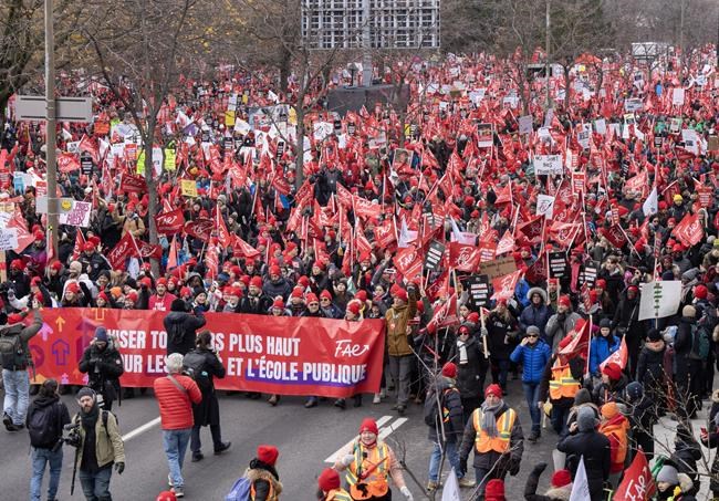 Quebec teachers leaning on each other as negotiations to end strike grind on | iNFOnews.ca Quebec teachers leaning on each other as negotiations to end strike grind on | iNFOnews.ca