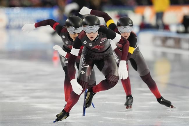 Canada women earn World Cup bronze in long track speedskating team event | iNFOnews.ca