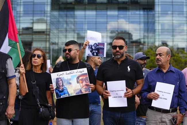 Journalists' rights group counts 94 media workers killed this year, most of them in Gaza | iNFOnews.ca
