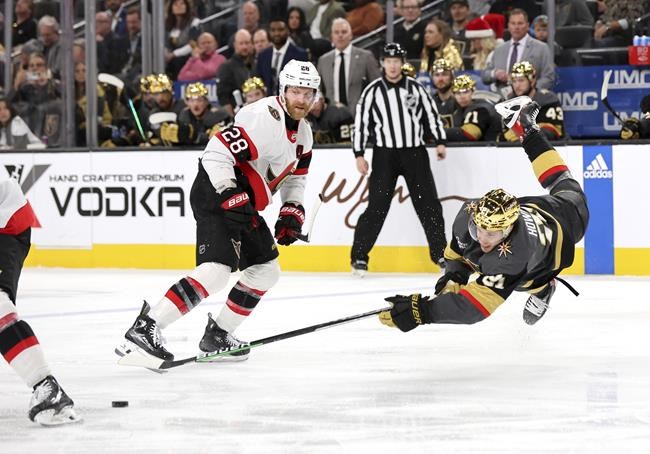 Golden Knights roll past struggling Senators 6-3 | iNFOnews.ca Golden Knights roll past struggling Senators 6-3 | iNFOnews.ca