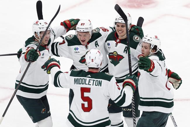 NHL roundup: Kaprizov scores twice, Wild beat Bruins 4-3 in OT | iNFOnews.ca