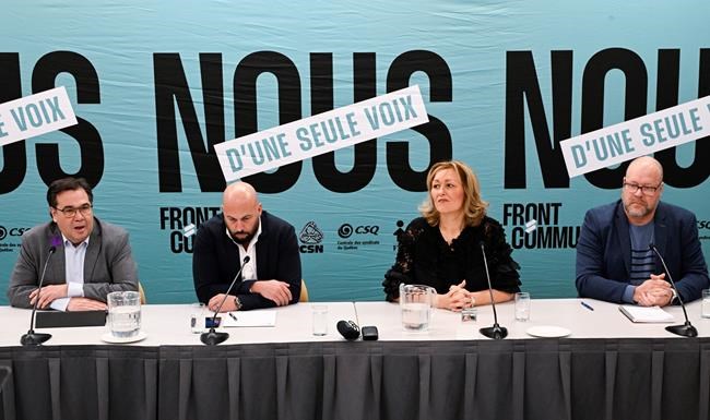 Quebec labour unions threaten unlimited strike in new year if no deal is reached | iNFOnews.ca Quebec labour unions threaten unlimited strike in new year if no deal is reached | iNFOnews.ca