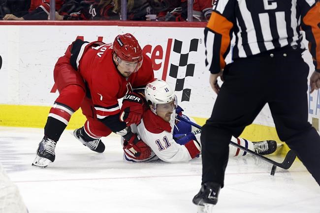 Svechnikov and Fast help the Carolina Hurricanes top the Montreal Canadiens 5-3 | iNFOnews.ca