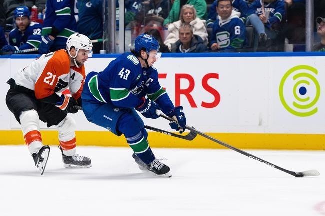 Vancouver Canucks turn to team mantra after second loss to Flyers | iNFOnews.ca