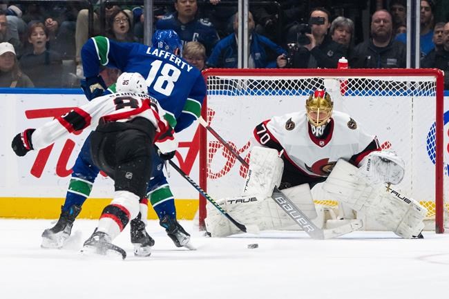 Canucks jump on Senators early, net 6-3 win | iNFOnews.ca