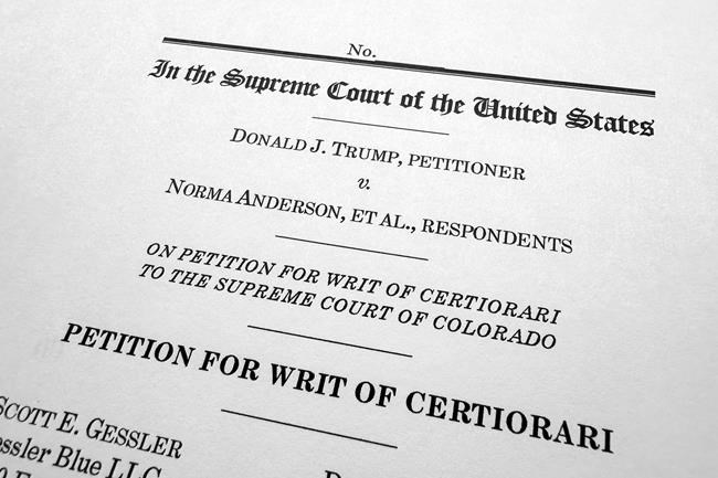 The Supreme Court will decide if Donald Trump can be kept off 2024 presidential ballots | iNFOnews.ca