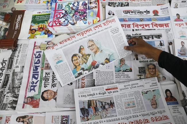 Bangladesh's democracy is strained as Hasina wins a 4th term in a boycotted, low turnout vote | iNFOnews.ca