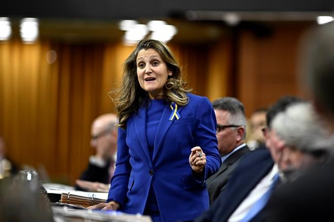 Politicians have 'no role' in police decisions: Freeland on Rebel News arrest | iNFOnews.ca