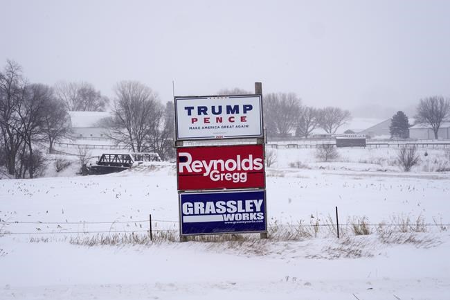 Iowa campaign events are falling as fast as the snow as the state readies for record-cold caucuses | iNFOnews.ca