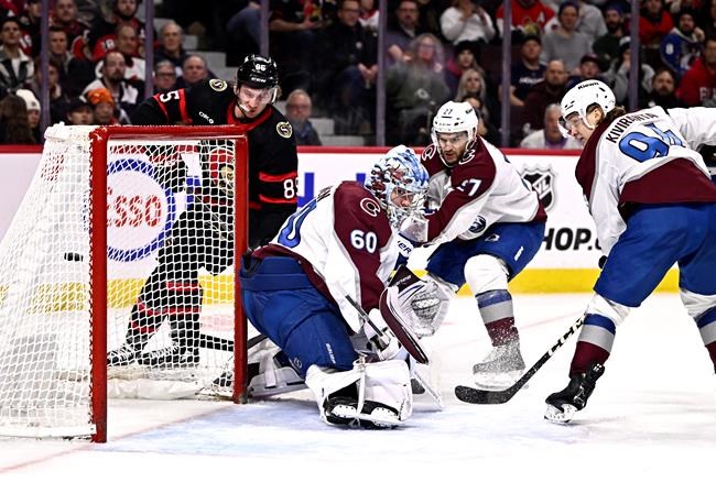 Avalanche bury frustrated Senators 7-4 with third-period outburst | iNFOnews.ca