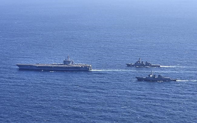 The US, South Korea and Japan conduct naval drills in a show of strength against North Korea | iNFOnews.ca