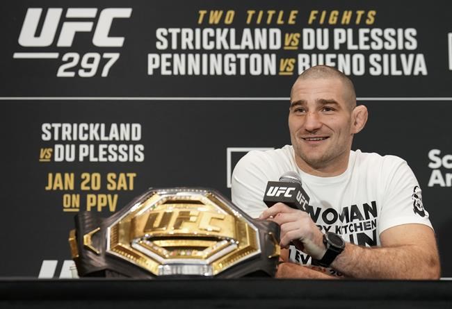 UFC champion Sean Strickland comes as advertised — R-rated and with no self-edit | iNFOnews.ca UFC champion Sean Strickland comes as advertised — R-rated and with no self-edit | iNFOnews.ca