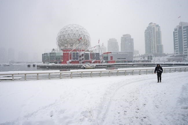 In the news today: Freezing rain expected in southern B.C. after snowy start to week | iNFOnews.ca